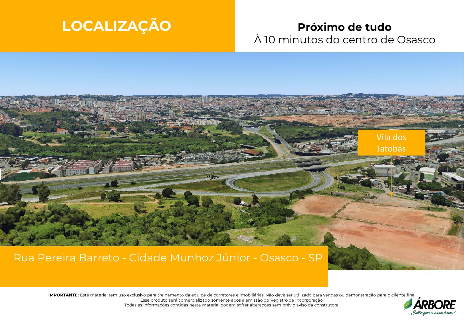 Localização Vila dos Jatobás